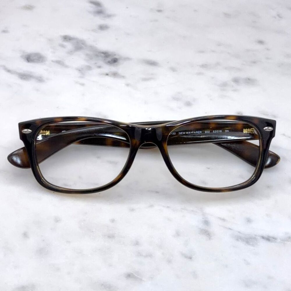 Ray-Ban RB2132 902 New Wayfarer Havana Tortoise Eyeglass 52-18-145 FRAMES ONLY